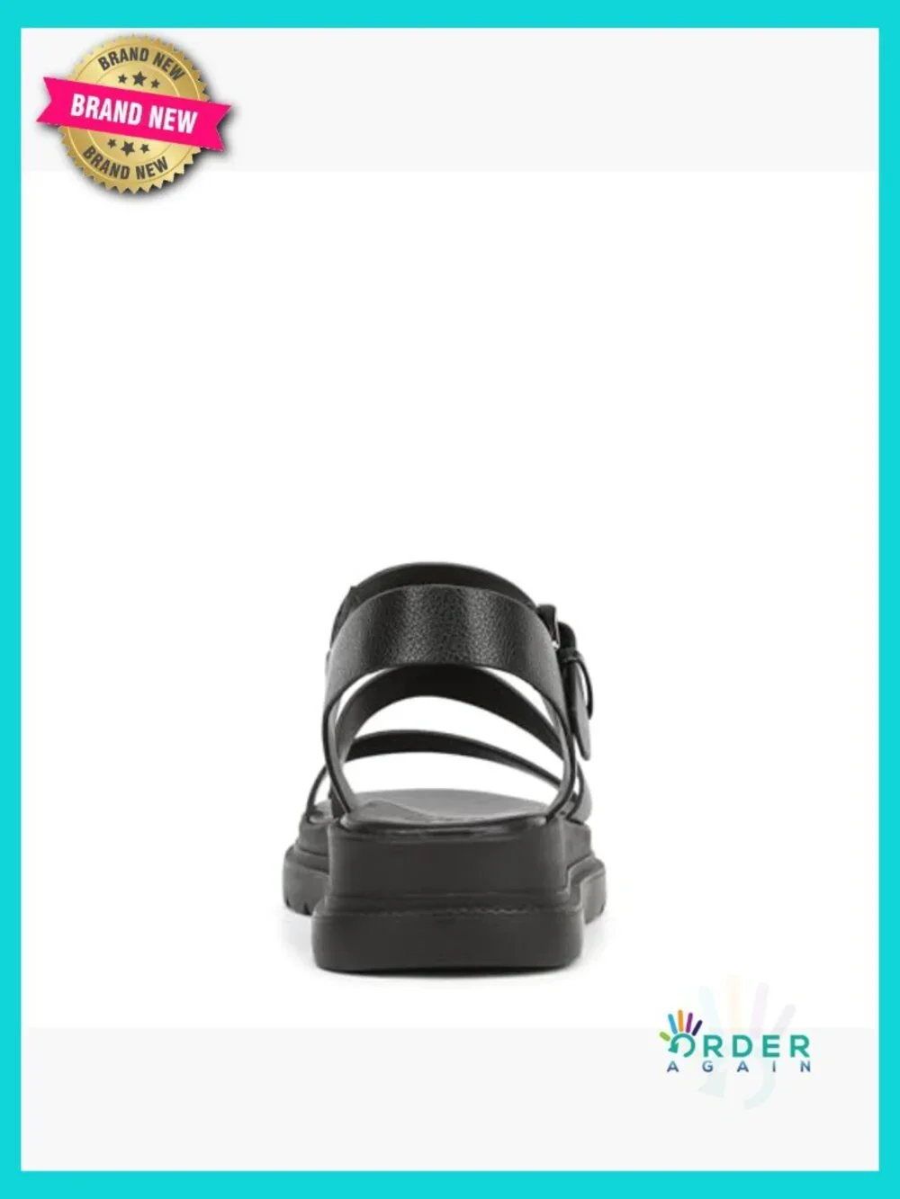 Platform Sandals with Contour Plus Footbed Cushioning Adjustable Buckle Straps